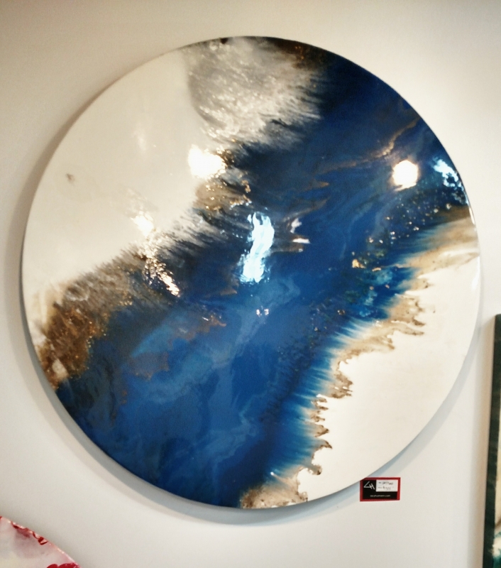 blue wave  by artist Lacy Husmann